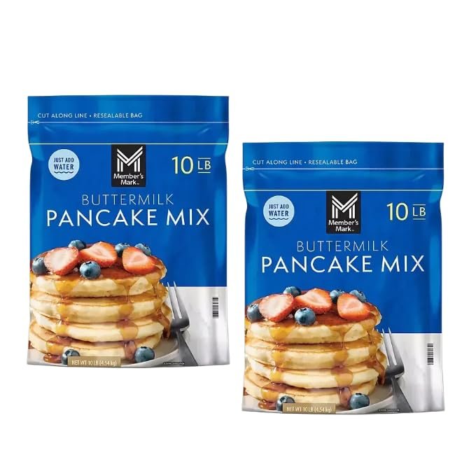 Buttermilk Pancake Mix, 10 lb, Resealable Bag (10 LB (2 Pack))