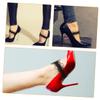 OUNONA 3Pair High Heel Lace Straps Detachable Shoe Bands for Elegant High Heels Drop Ankle Straps Invisible Design for and Comfort view 3