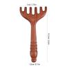 BCOATH Natural Sandalwood Comb Ergonomic Wooden Wide Tooth Scalp Massage Tool for Comfortable Combing Aesthetic Appeal and Meridian Care for Daily Use view 2
