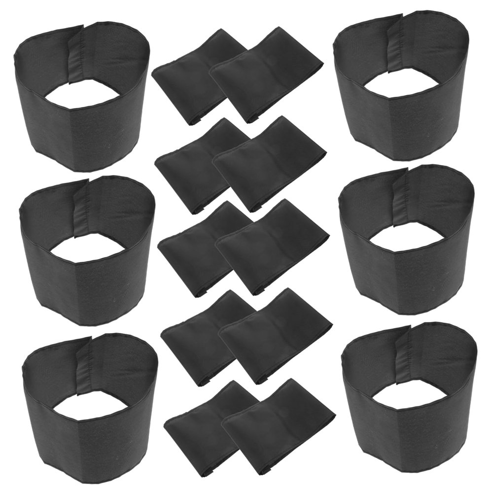 Healeved 20pcs Funeral Memorial Arm Band Mourning Event Accessory Police Style Black