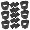 Healeved 20pcs Funeral Memorial Arm Band Mourning Event Accessory Police Style Black view 1