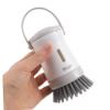PRETYZOOM Handheld Kitchen Scrub Brush with Soap Dispenser for Gentle Cleaning of Pots Pans and Sinks Versatile and Safe for All Cookware for Hard Stains and Kitchen Surfaces view 4