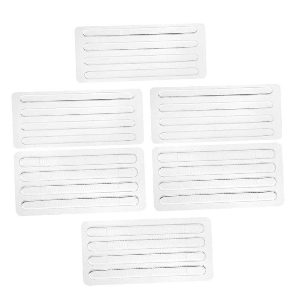 PACKOVE 6sheet Silicone Heel Pads for Women Friction Inserts for High Heels Cushion Protector Sandal Protector Non-Slip