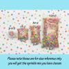 10mm Multicolor Peppermint Polymer Clay Sprinkles, Rainbow Candy Nail Art Slices, Miniature Faux Mint Embellishments for Crafts - Non Edible (Multicolor, Container) view 4