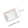 Healvian Wide Packaging Ribbon Snowflake Packing Strip for Christmas Snowflake Decorations view 2