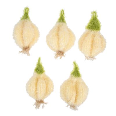 SOLUSTRE 5pcs Fruit Shaped Dish Sponge Set Kitchen Cleaning Sponge Dish Washing Cloth Set