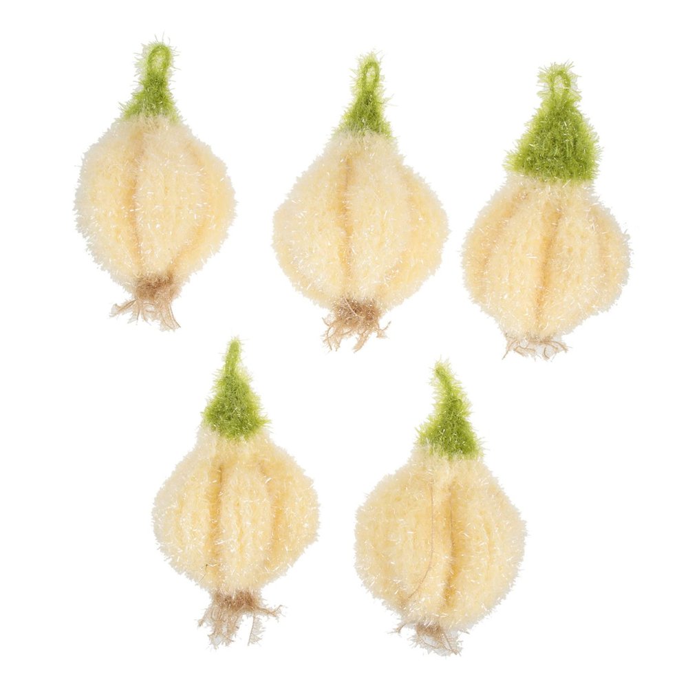 SOLUSTRE 5pcs Fruit Shaped Dish Sponge Set Kitchen Cleaning Sponge Dish Washing Cloth Set
