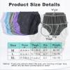 Adult Cloth Diaper Cover,Adult Diaper Cover Waterproof Washable and Reusable Leakproof Diapers Panties for Incontinence Adults(White+Gray+Black,Medium) view 4