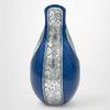 Elegant Blue Cremation Urn with Velvet Bag - Personalized Teardrop Urns for Adults - Memorial and Burial Use view 3
