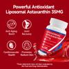 35mg Liposomal Astaxanthin Supplement - Powerful Antioxidant Support for Skin, Joint & Eye Health - Natural Anti-Aging Formula with Pure Astaxanthin - Vegan, Non-GMO, 240 Capsules view 4