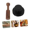 BESPORTBLE 1set Rubber Singing Bowl Lifters Tool Handle for Effortless Sound Bowl Lifting and Meditation Accessory view 4