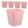 Healifty 5pcs Rolling Cup Holder Organizer Hanging Pen Holder Utility Accessories Storage Box Wall Mount view 1