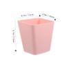 Healifty 5pcs Rolling Cup Holder Organizer Hanging Pen Holder Utility Accessories Storage Box Wall Mount view 2