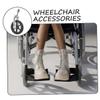 HIAKDOFT 2pcs Replacement Front Wheels for Wheelchairs Soft Skateboard Wheels Tube Brackets view 3
