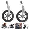 HIAKDOFT 2pcs Replacement Front Wheels for Wheelchairs Soft Skateboard Wheels Tube Brackets view 4