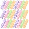 SECFOU 400PCS Waterproof Oil Proof Wax Paper Sheets for Baking Greaseproof Food Wraps Colorful Checkered Food Paper for Sandwiches Hamburgers and Snacks view 1