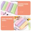 SECFOU 400PCS Waterproof Oil Proof Wax Paper Sheets for Baking Greaseproof Food Wraps Colorful Checkered Food Paper for Sandwiches Hamburgers and Snacks view 2