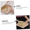 Ipetboom 1Set Mini Broom and Dustpan Household Cleaning Brush with Soft Bristles Ergonomic Handle for Desktop Countertop and Keyboard Cleaning Beige Color view 2