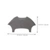 VALICLUD Shoulder Support Wrap for Men Women Double Warm Compression Sleeve for Stability for and Cold Weather Use Single Layer Deep Gray view 2