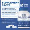 Colostrum Supplement 120 Capsules for Humans - Organic Bovine Colostrum Powder for Gut Health, Hair Growth, Beauty, and Immune Support - Unflavored (120 Capsules) view 2