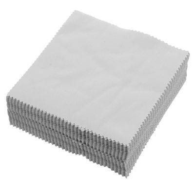 FOMIYES 100pcs Microfiber Cleaning Cloths Lint Eyeglass Cleaner Scratch-Resistant Multi-Purpose for Glasses Lenses Phone Screens Home Salon