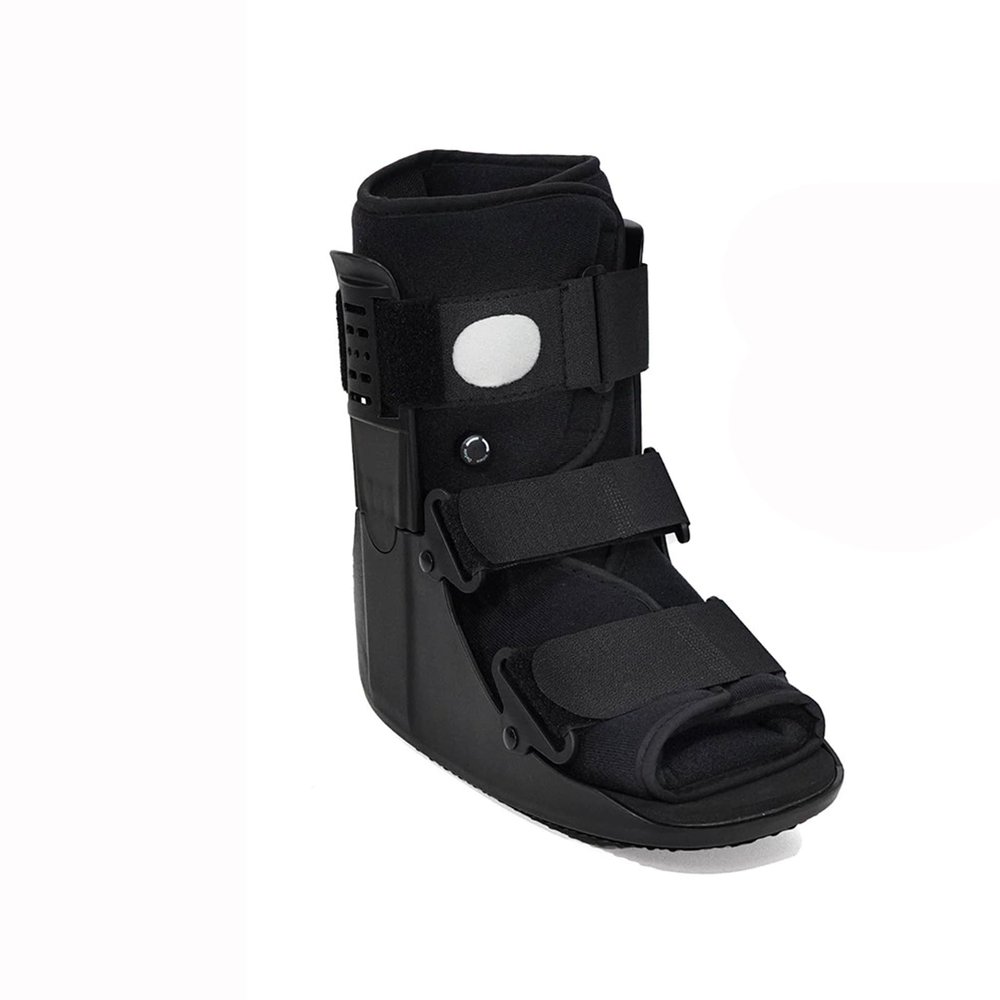 SFKLYU Forefoot Off Loading Healing Shoe, Offloading Walking Boot, Inflatable Walker Fracture Boot for Metatarsalgia Pain, Post Bunion, Broken Toe,A2 Right,L