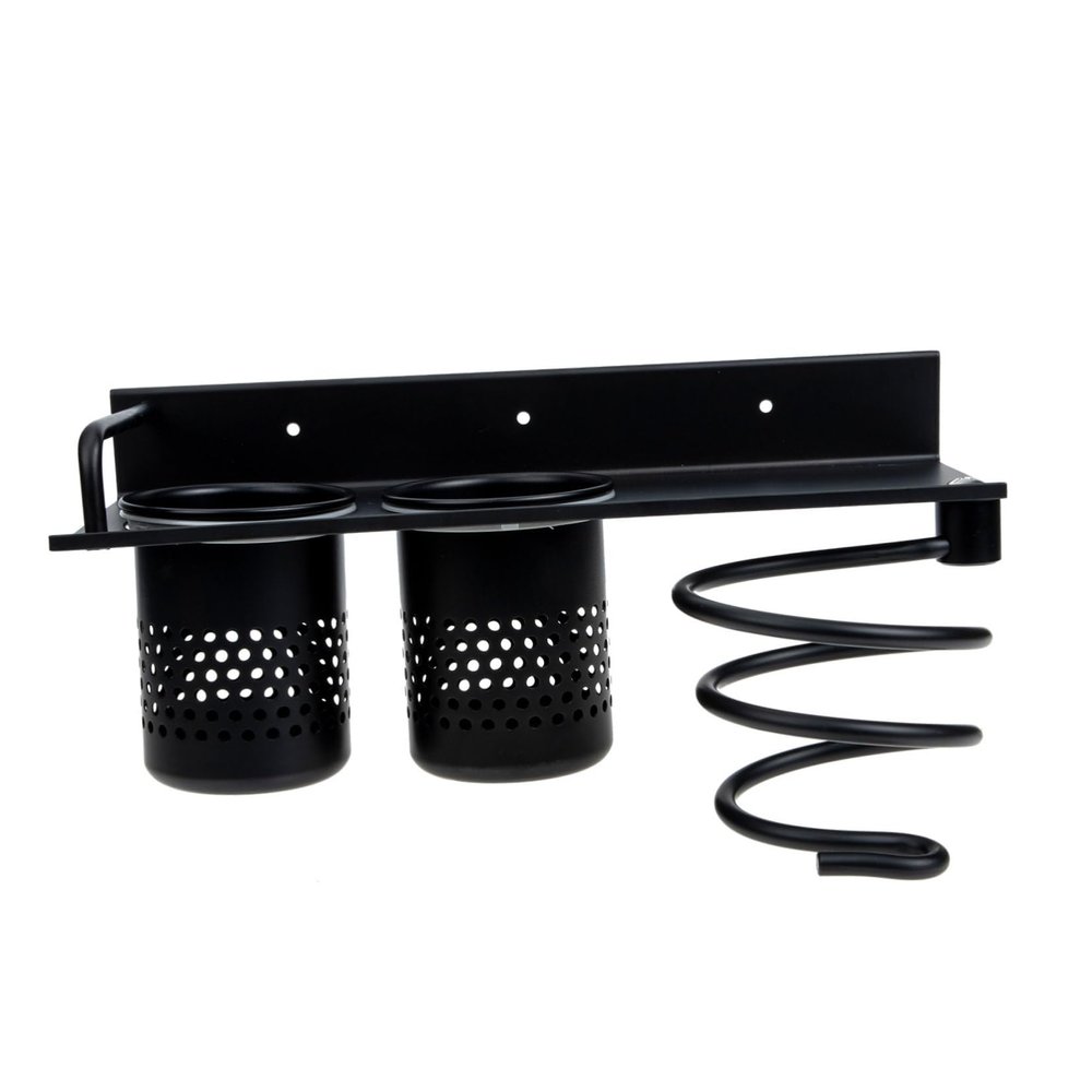 Ipetboom Bathroom Storage Organizer over Toilet Hair Dryer Rack Hair Tools Organizer Wall-mounted