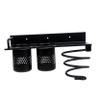 Ipetboom Bathroom Storage Organizer over Toilet Hair Dryer Rack Hair Tools Organizer Wall-mounted view 1