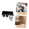 Ipetboom Bathroom Storage Organizer over Toilet Hair Dryer Rack Hair Tools Organizer Wall-mounted view 2