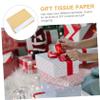 Baluue 500pcs White Tissue Wrapping Paper for Projects Semi-transparent Packaging Tissue Paper for Crafting Wrapping and Decoration view 3