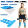 16 PCS Kinesiology Tape for Knees, Knee Support Tape, Precut Knee Tape for Knee Stability, Athletic Tape, Kinetic Tape for Knee - Blue view 3