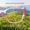 AOOLIA Oversized Reading glasses Sunglasses for Women, Stylish UV400 Reader Full Lens Eyewear for OutdoorBeach Travel Driving (Pink, 2.5, x) view 4