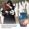 YATHABHISA Keepsake Urns for Ashes, Urn for Human Ashes, Cremation Urns for Human Ashes, Memorial Gift, Blue, 3 Inch view 4