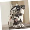 HOLIDYOYO Cute Dog Shape Tissue Box Holder Decorative Vehicle Tissue Dispenser Refillable Towel Holder for Home and Car Unique Dachshund Decor Material Compact view 2