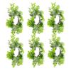 ABOOFAN 6pcs Realistic Simulated Eucalyptus Leaves Artificial Greenery for Classroom Decor Home view 1