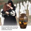 KARYLIZ Fishing Urns - Funeral Urn for Ashes for Women - Large Funeral Urn for Burial in Ground - Cremation Keepsake Urns for Human Ashes - Memorial for Male & Female (10 Inch & 3 Inch, Set of 5) view 3