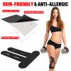 16 Pcs Kinesiology Tape for Knees, Pre Cut Knee Support & Stability, Elastic, Breathable, Latex-Free Pain Relief Athletic Tape for Knee - Black view 3