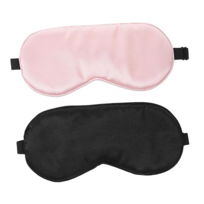 MUCKLILY 2Pcs Eye Masks for Sleeping Soft Multi Function Light Blocking Eye Cover Comfortable Sleep Mask for Home Travel Office Use for Restful Sleep Includes