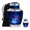 SABURIAL Guitar Urn - Urn for Human Ashes for Male & Female - Combo 1 - Large with 3 Inch Pack of 1 - Memorial Urns - Ashes Urns Human Remains - Cremation for Adult Men & Women view 1