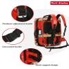 First Aid Kit, Detachable Trolley First Aid Kit, Medical Kit, Waterproof and Flame-Retardant Medical Luggage Bag(Red Universal Wheel Pull Rod) view 3