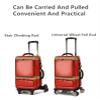 First Aid Kit, Detachable Trolley First Aid Kit, Medical Kit, Waterproof and Flame-Retardant Medical Luggage Bag(Red Universal Wheel Pull Rod) view 4