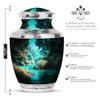 SABURIAL Fishing Urn - Cremation Urns for Human Ashes - Combo 1 - Large with 3 Inch Pack of 1 - Funeral for Male & Female - Keepsake Urn Ash - Burial Memorial Urns view 2