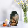 YATHABHISA Rabbit Urns for Human Ashes, Adult Funeral Urn Handcrafted, Cremation Burial Ash Container, Large, 10 Inch, Black view 4