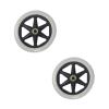 ZMTGLTG Wheelchair Front Small Wheel 6 inches/7 inches/8 inches - with Bearing Solid tire Universal Wheel, Quiet and wear-Resistant, Safe and Durable(Gray,6 inches) view 1
