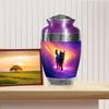 Cat Funeral Urns for Adult Ashes Men and Women - Blue Large Classic Funeral Urn for Ashes Adult Female Cremation 10 Inch - Burial Urn for Daughter and Teenage Girls view 3