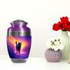 Cat Funeral Urns for Adult Ashes Men and Women - Blue Large Classic Funeral Urn for Ashes Adult Female Cremation 10 Inch - Burial Urn for Daughter and Teenage Girls view 4