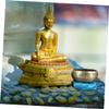 LRXIYODE Tibetan Music Bowl Meditation Bowl Handmade Nepal Craft Mat Random Color view 2