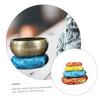 LRXIYODE Tibetan Music Bowl Meditation Bowl Handmade Nepal Craft Mat Random Color view 4
