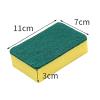 50PCS Sponges Kitchen, Heavy-Duty Non-Scratch Scrub Sponges for Pans Pots Washing Dishes Bathroom Household Cleaning,Eco-Friendly Scouring Pads view 3