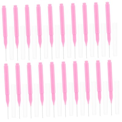 ABOOFAN 100Pcs Interdental Cleaning Brushes for Braces Portable Flosser Head Multi Functional Toothpicks Convenient Design for Gap Cleaning for Oral and Spaces